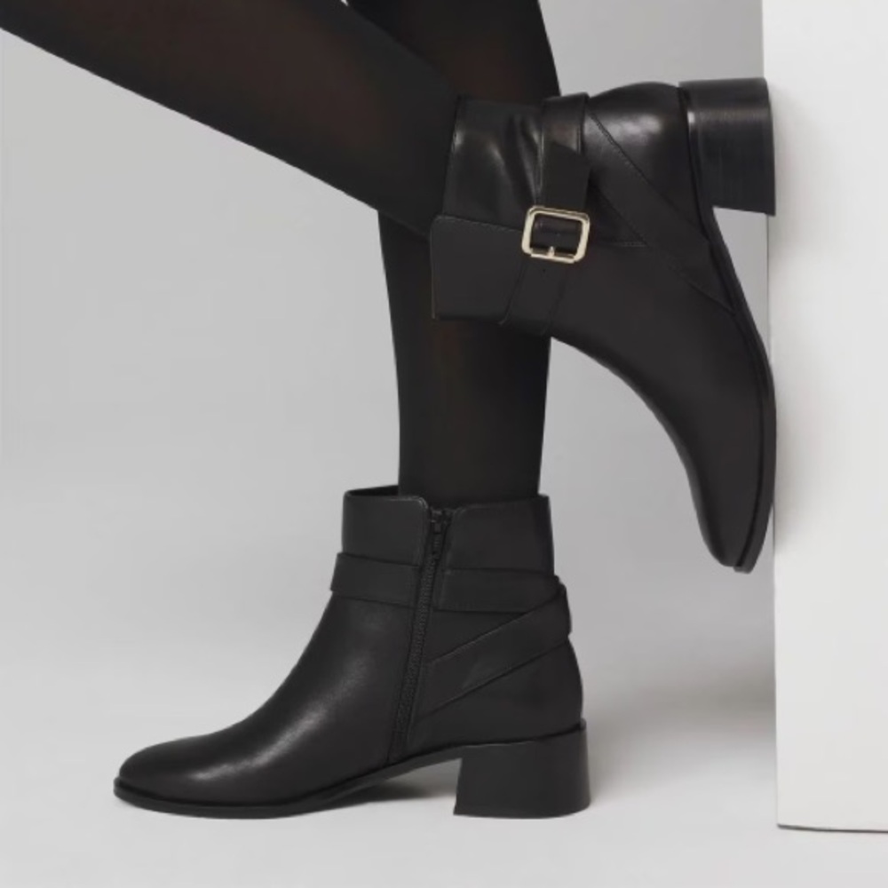 Short Leather Chelsea Boot